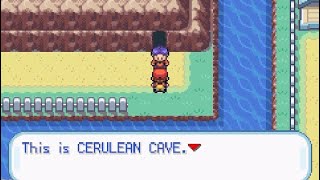 HOW TO ENTER CERULEAN CAVE WALKTHROUGH POKEMON LEAFGREEN GBA [upl. by Ennaylil]