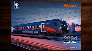 Roco Neuheiten H0 amp H0e 2024 – Modellbahn Modelleisenbahn Katalog [upl. by Aya]