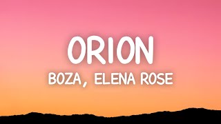 Boza ELENA ROSE  Orion Letra [upl. by Sissy]