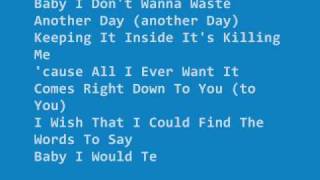 inconsolable  Backstreet Boys lyrics [upl. by Juetta]