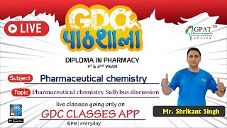 Pharmaceutical chemistry Syllabus । D Pharma 1nd Year Syllabus । D Pharma PCI Syllabus 2024 [upl. by Bohaty]