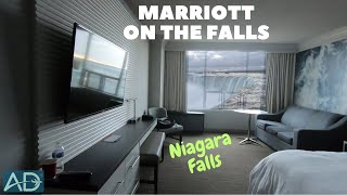 Trip Report Niagara Falls Marriott on the Falls 🇨🇦 Hotel Review 🛌 [upl. by Neenaej]