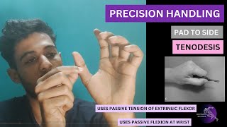 PRECISION HANDLING PART 2  HAND COMPLEX BIOMECHANICSPhysiotherapy [upl. by Jaddan]