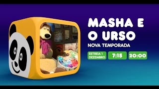 Canal Panda  Masha e o Urso Nova Temporada  1 dezembro [upl. by Herriott]