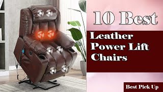 Best Leather Power Lift Chairs 2024  Lift Chairs [upl. by Erina]