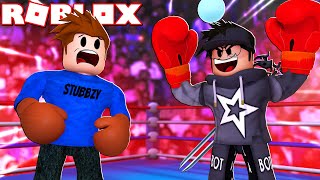 WEAKEST vs STRONGES GLOVES in Roblox Boxing League hacker joins the match [upl. by Ayram]