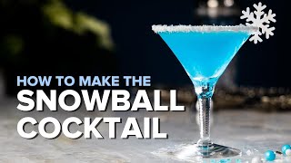 How to Make the Snowball Cocktail [upl. by Nnairol521]