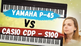 Casio CDPS100 vs Yamaha P45 [upl. by Onez494]