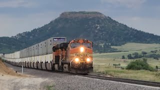 BNSF 5481 Leads the BPTLLAC424E through Greenland CO with a K3L [upl. by Siegler]