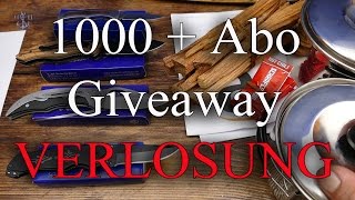 1000Abo Giveaway VERLOSUNG [upl. by Parrott]