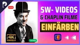 Charlie Chaplins Filme in Farbe erwecken mit HitPaw Video Enhancer [upl. by Euqitsym]