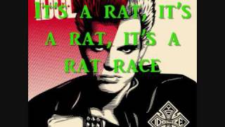 Billy Idol  Rat race Lyrics [upl. by Carleen453]