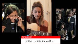 Paris Jackson singing quotUndonequot Live A Tribute to MJ amp kids [upl. by Sitruk]