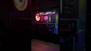 corsair 4000D airflow with LL120 fans Asus Rog Strix RTX 4070Ti build pc [upl. by Hirsch]