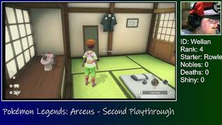 Pokémon Legends Arceus Playthrough Ep 3  To Calm a Lord and go in the marshes [upl. by Bahe]