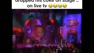 Flashback Bobby Brown Drops His Coke on Live Television [upl. by Aisined]