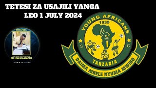 TETESI ZA USAJILI YANGA LEO 1 JULY 2024 CLATOUS CHAMA [upl. by Delaine]