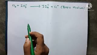 Balancing redox reaction by oxidation number methodBasic medium [upl. by Assyral]