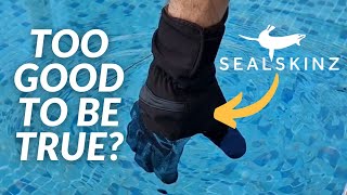 Are Sealskinz Gloves REALLY Waterproof POOL TEST [upl. by Silvano]