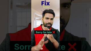 Fix your common errorSorry for late❌I do mistake❌We do progress❌Can you take me a picture❌english [upl. by Ayik]