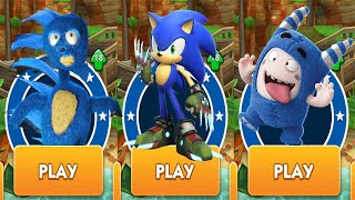 Sonic Dash  Boscage Maze Sonic vs Pogo Oddbods Turbo Run vs Baby Sanic 3D Run Android Gameplay [upl. by Corby]