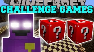 Minecraft PURPLE MAN CHALLENGE GAMES  Lucky Block Mod  Modded MiniGame [upl. by Aili366]