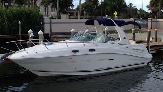 SOLD Used 2005 Sea Ray 260 Sundancer in Indian Harbour Beach Florida [upl. by Helbon806]