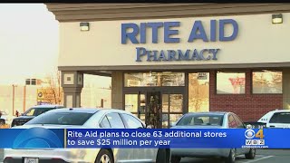 Rite Aid Plans To Close 63 Stores [upl. by Mungo680]