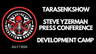 DETROIT RED WINGS SIGN VLADIMIR TARASENKO  STEVE YZERMAN PRESS CONFERENCE  DEVELOPMENT CAMP [upl. by Gunas]