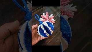 Christmas Ornament with glitter foam sheet  Christmas decoration ideas shorts chritmascraft diy [upl. by Anauj]