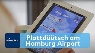 Ein Airport spricht Platt  Aprilscherz am Hamburg Airport [upl. by Fitton435]