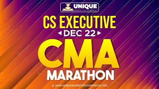 CS Executive  CMA Marathon Part 2  Amazingly Simplified  Dec 2022 [upl. by Erkan]