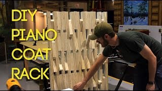 BUILD Pianostyle Wooden Coat Rack [upl. by Redman30]