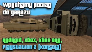 Co się stanie jeśli wepchniemy pociąg do garażu w GTA SA Android Xbox Xbox 360 PS2 konsola [upl. by Atinnod788]