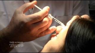 Rajeunir le visage avec les injections de botox et dacide hyaluronique vidéo émission [upl. by Slaohcin673]