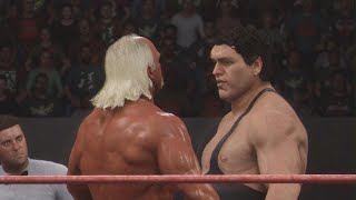 Hulk Hogan vs Andre The Giant  Wrestlemania 3 WWE 2K24 [upl. by Cristina]