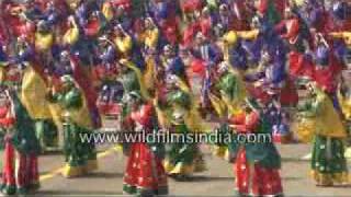 Tribal folk dance at Republic Day [upl. by Nawiat646]