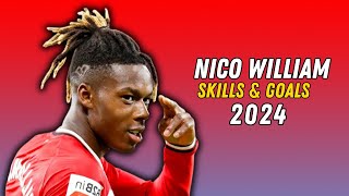 Brilliant Skills By Nico Williams  Skills amp Goals 2024 [upl. by Anavi]