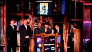 AC DC accepts award Rock and Roll Hall of Fame inductions 2003 [upl. by Enneire]