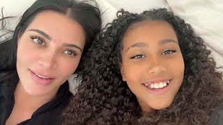 Kim Kardashian and North West Lip Sync to Kanye West [upl. by Hamnet]