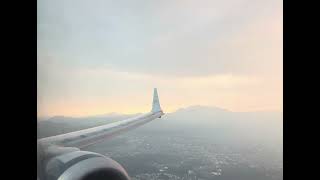 Aeromexico 737 MAX landing in Mexico City from Guadalajara [upl. by Tamarah32]