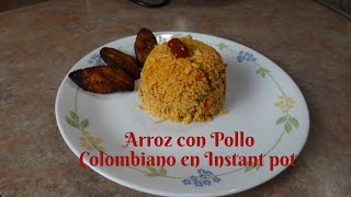 Arroz con Pollo Colombiano en la Instant Pot😋🇨🇴 [upl. by Enytsuj]