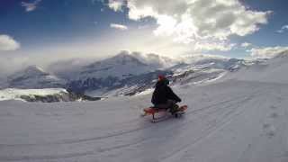 Grindelwald Schlittelbahn  Big Pintenfritz  Longest Sledding  Sledging Run in the World [upl. by Maritsa]