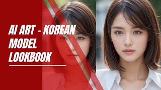 AI ART KOREAN MODEL FASHION LOOKBOOK VIDEO HD 4K [upl. by Zigmund456]