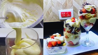 cómo hacer CREMA CHANTILLY PARA FRESAS [upl. by Rosabella287]