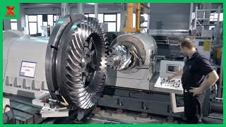 The Worlds Largest Bevel Gear CNC Machine Modern Gear Production Line Steel Wheel Manufacturing [upl. by Gilpin]