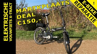 Defecte elektrische vouwfiets voor €150 Marktplaatskoopje [upl. by Aihsened]