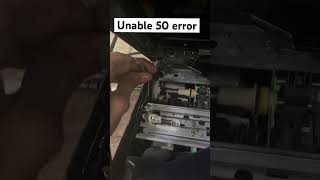 BROTHER DCP T500W PRINTER ERROR CODE Clean Unable 50 Solved youtubeviral shortsyoutubeshorts [upl. by Child]