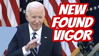 Biden New Found Vigor amp Articulateness After Kamala Loss [upl. by Kempe636]