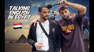 Talking English To Strangers In EGYPT [upl. by Ttennaej]